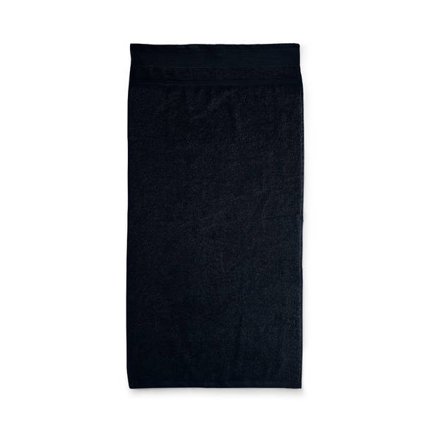 LINNICK Diamond Badstof Handdoek 50x100cm - black - set van 4