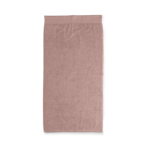 LINNICK Diamond Badstof Handdoek 60x110cm - rose - set van 4