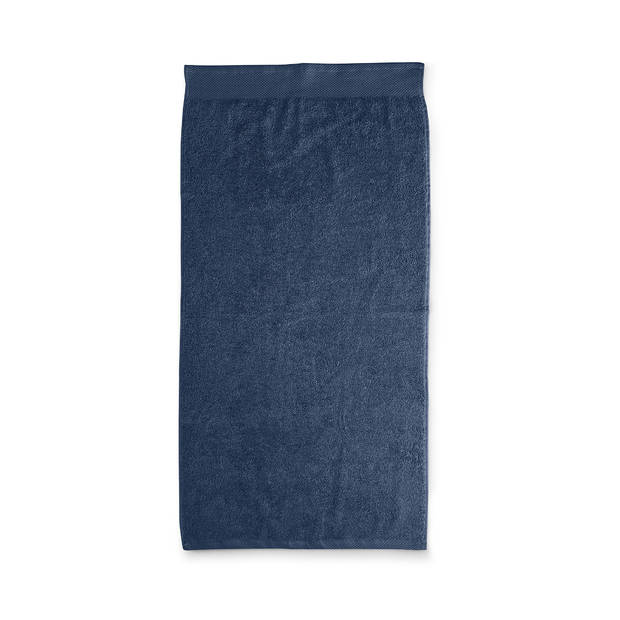 LINNICK Diamond Badstof Handdoek 60x110cm - denim - set van 6