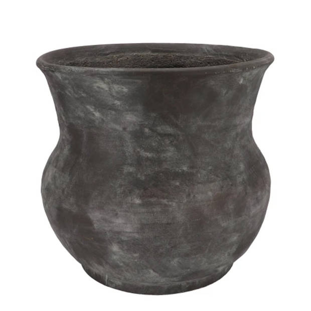 DK Design plantenpot - antraciet - voor kamerplant - 34 x 34 cm - Plantenpotten