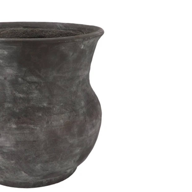 DK Design plantenpot - antraciet - voor kamerplant - 34 x 34 cm - Plantenpotten