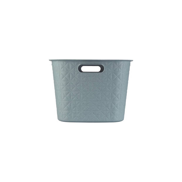 Curver Softex Wasmand met Deksel 56L + Wasmand 45L - Blauw