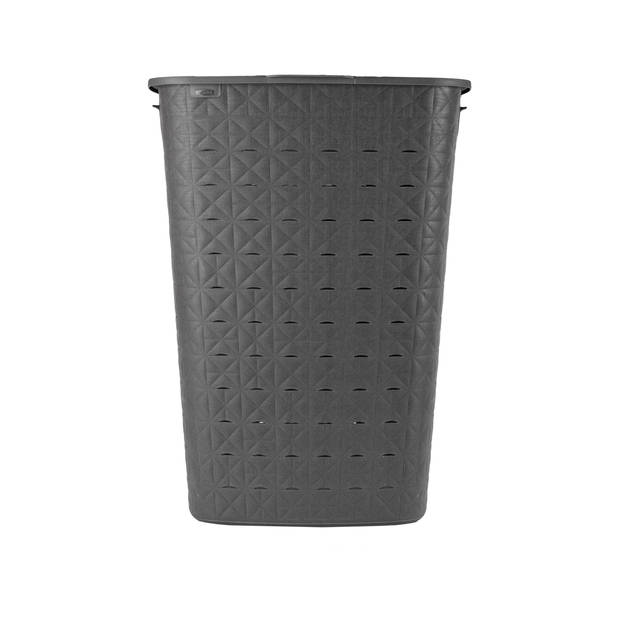 Curver Softex Wasmand met Deksel 56L - 2 stuks - Antraciet