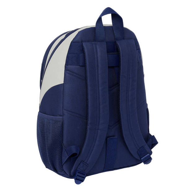 Schoolrugzak Benetton Varsity Grijs Marineblauw 32 x 44 x 16 cm