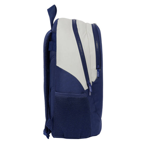 Schoolrugzak Benetton Varsity Grijs Marineblauw 32 x 44 x 16 cm