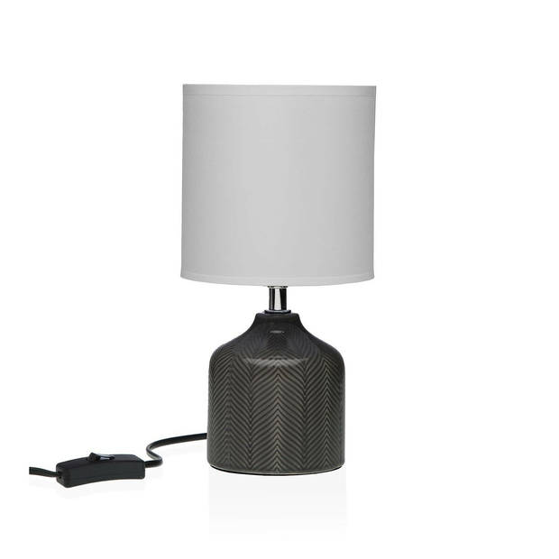 Bureaulamp Versa Miracle Grijs Keramisch 14 x 28 x 10 cm