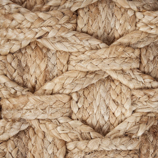 Beliani TURKAN - Poef-Beige-Jute