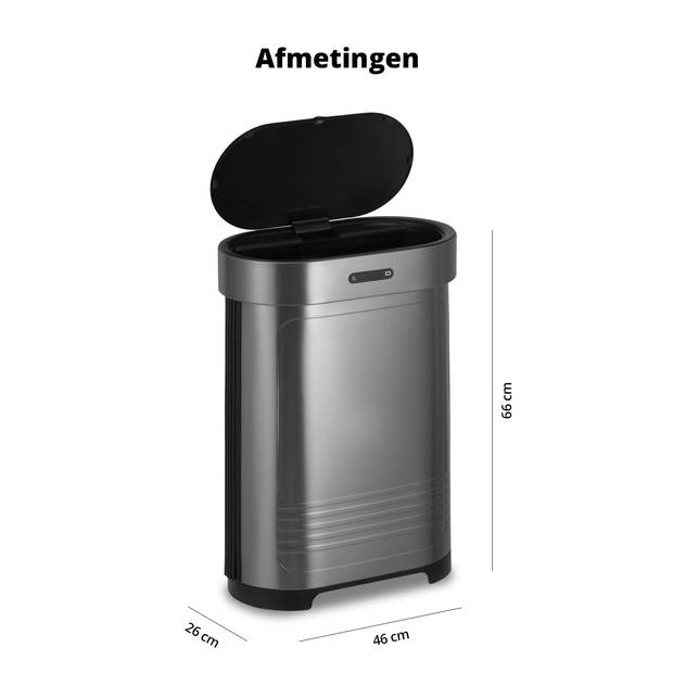 FlinQ Detachable Sensor Bin 60L - Titanium Alloy