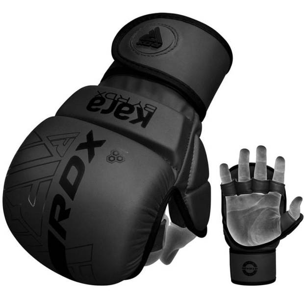 RDX Sports F6 Kara MMA Handschoenen Training Matzwart - S/M