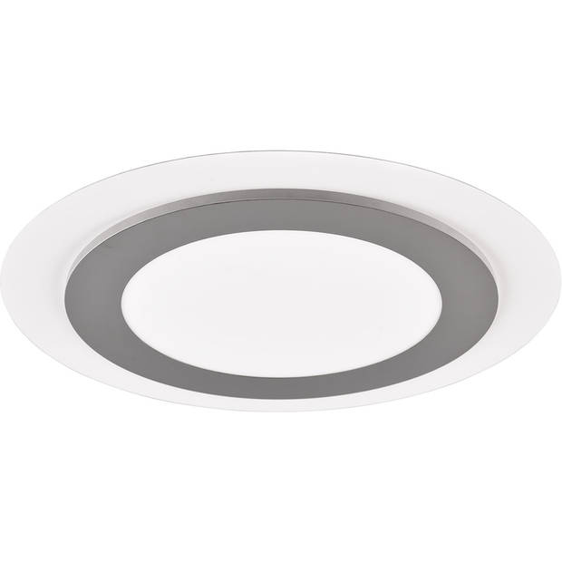 LED Plafondlamp - Plafondverlichting - Trion Groan - 42W - Aanpasbare Kleur - Afstandsbediening - Dimbaar - Rond - Mat