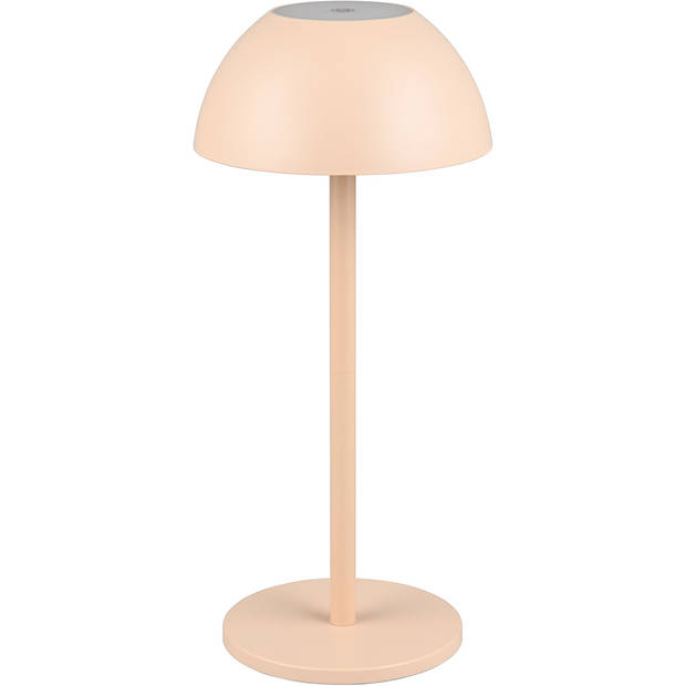 LED Tafellamp - Trion Rado - 1.7W - Warm Wit 3000K - Oplaadbare batterijen - Taupe - Kunststof