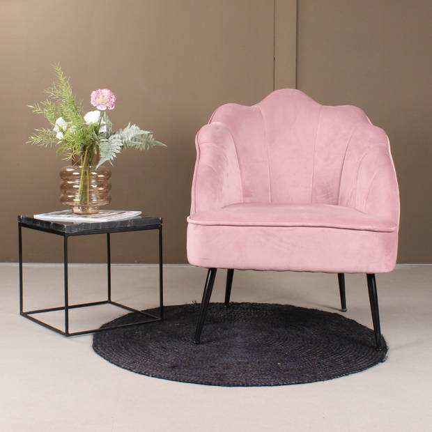 Lindsey fauteuil - roze