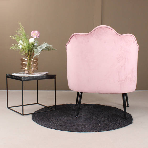 Lindsey fauteuil - roze