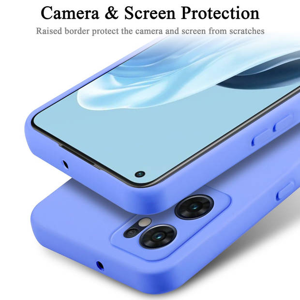 Cadorabo Hoesje geschikt voor OPPO Find X5 Lite Case in LIQUID LICHT PAARS - Beschermhoes TPU silicone Cover