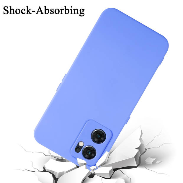 Cadorabo Hoesje geschikt voor OPPO Find X5 Lite Case in LIQUID LICHT PAARS - Beschermhoes TPU silicone Cover