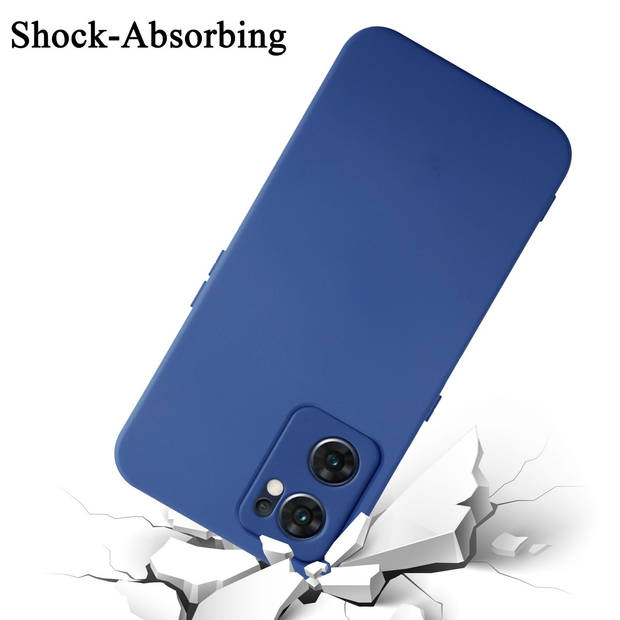 Cadorabo Hoesje geschikt voor OPPO Find X5 Lite Case in LIQUID BLAUW - Beschermhoes TPU silicone Cover