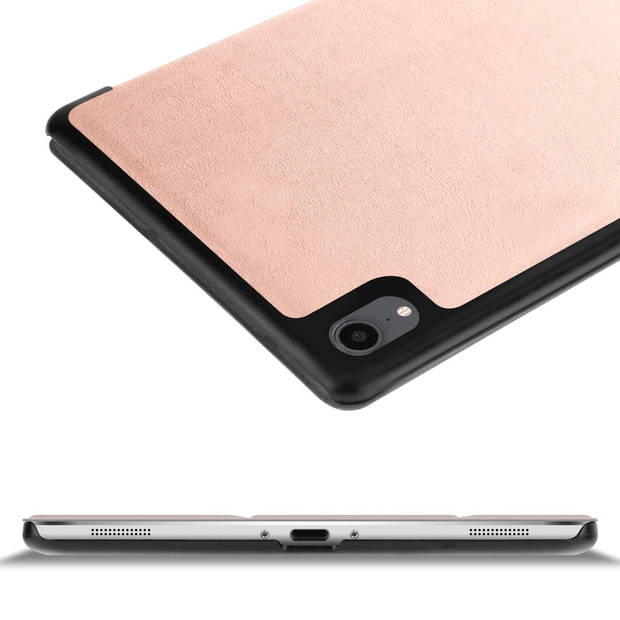 Cadorabo Tablet Hoesje geschikt voor Apple iPad MINI 6 (8.3 inch) Case in PASTEL ROZE GOUD - Beschermhoes Cover Auto