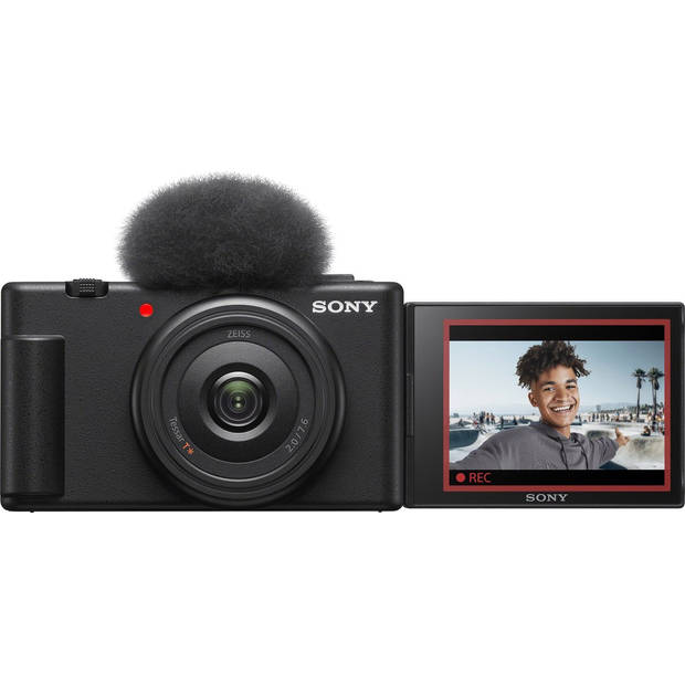 Sony Vlogcamera - ZV-1F - Compactcamera + Windscherm