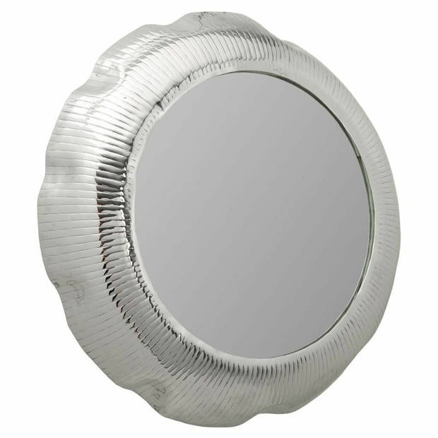 Wandspiegel Alexandra House Living Zilver Metaal Glas 76 x 11 x 76 cm