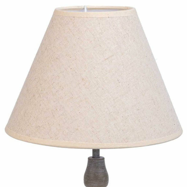 Bureaulamp Alexandra House Living Wit Grijs Metaal Stof 220-240 V 23 x 51 x 23 cm