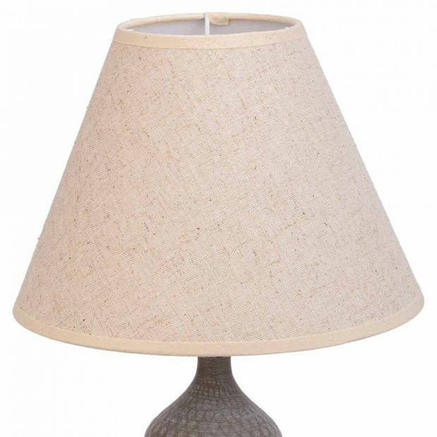 Bureaulamp Alexandra House Living Wit Grijs Metaal Stof 220-240 V 23 x 41 x 23 cm