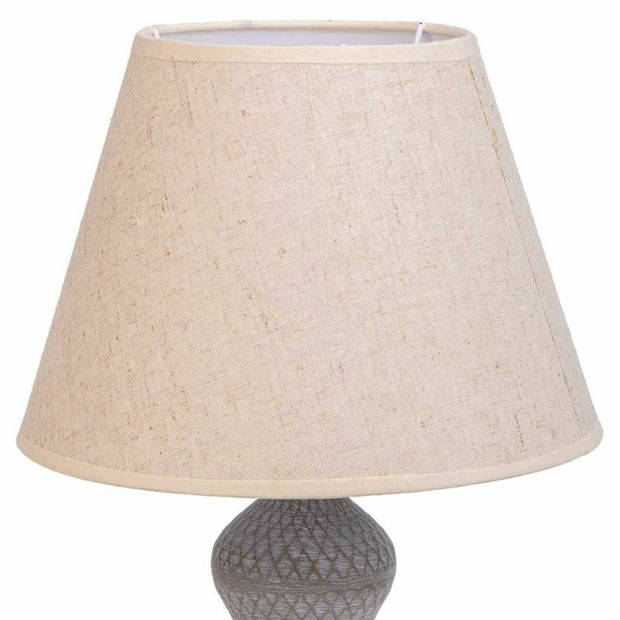 Bureaulamp Alexandra House Living Wit Grijs Metaal Stof 220-240 V 25 x 46 x 25 cm