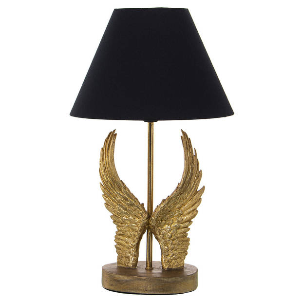 Bureaulamp Alexandra House Living Zwart Goud Gouden Plastic 40 W 26 x 44 x 26 cm Vleugels