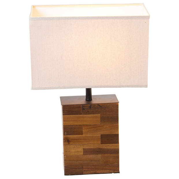 Bureaulamp Alexandra House Living Bruin Hout 60 W 38 x 51 x 18 cm