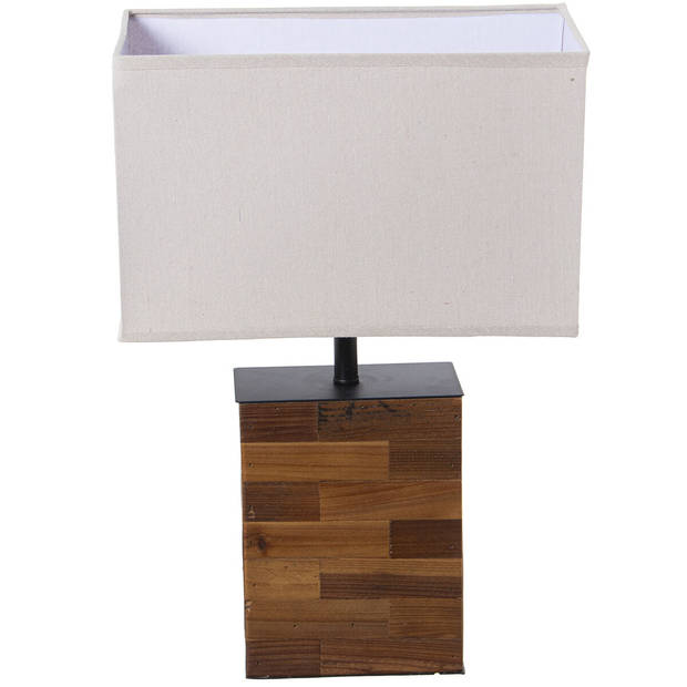 Bureaulamp Alexandra House Living Bruin Hout 60 W 38 x 51 x 18 cm