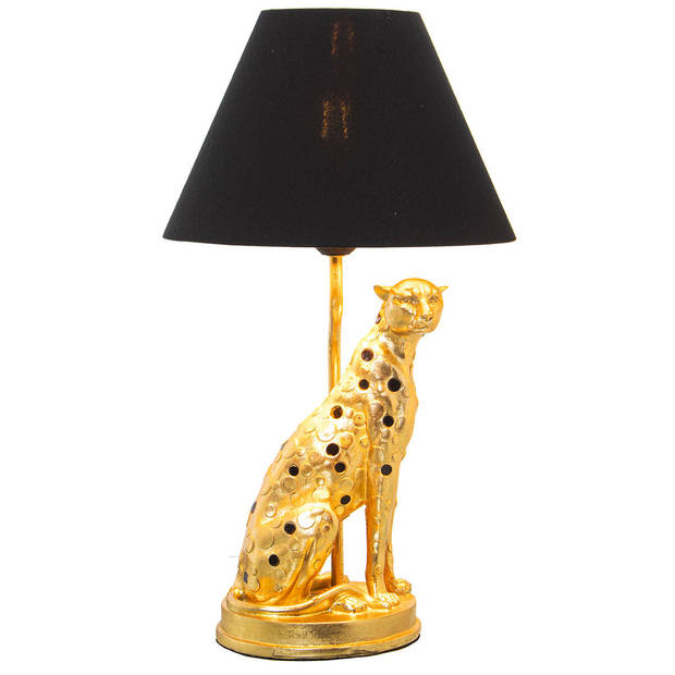 Bureaulamp Alexandra House Living Zwart Goud Gouden Plastic 40 W 26 x 46 x 2 cm Panter