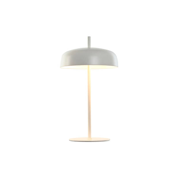 Bureaulamp Home ESPRIT Wit Metaal 25 W 220 V 25 x 25 x 46 cm