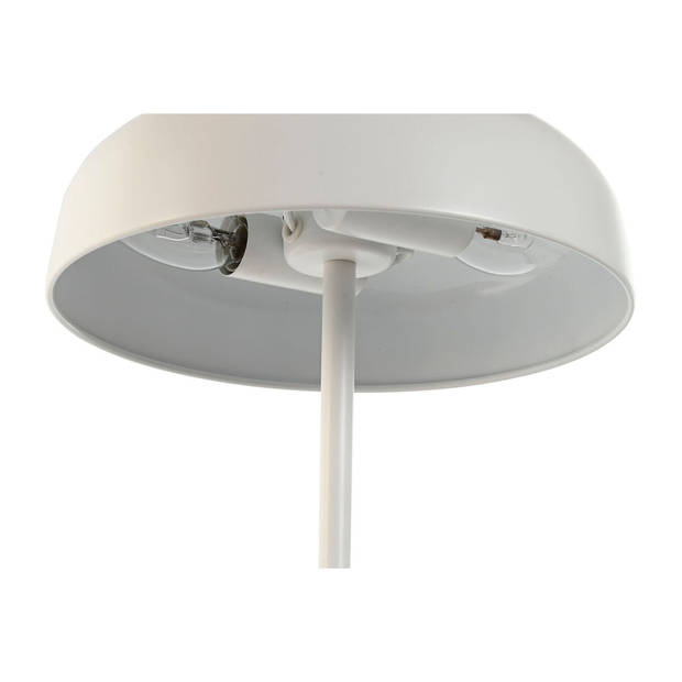 Bureaulamp Home ESPRIT Wit Metaal 25 W 220 V 25 x 25 x 46 cm