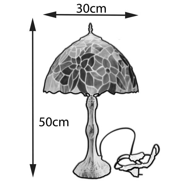 Bureaulamp Viro Iluminación Multicolour Zink 60 W 30 x 50 x 30 cm