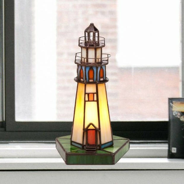 Bureaulamp Viro Iluminación Multicolour Glas 14 x 27 x 14 cm Koplamp