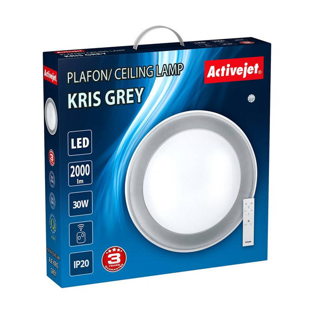 Plafondlamp Activejet LED AJE-KRIS Wit 30 W (6500 K)