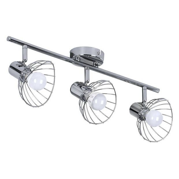 Plafondlamp Activejet AJE-GIZEL 3P Zilverkleurig Metaal 40 W