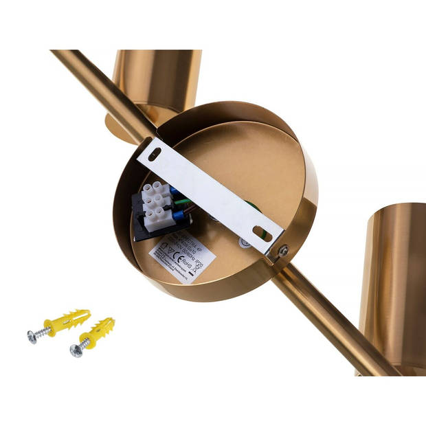 Plafondlamp Activejet AJE-SPECTRA 4P Goud Gouden Metaal 40 W