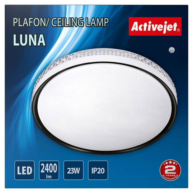 Plafondlamp Activejet Plafón LED Activejet AJE-LUNA Wit 23 W