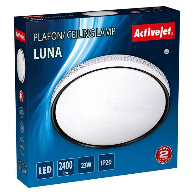 Plafondlamp Activejet Plafón LED Activejet AJE-LUNA Wit 23 W