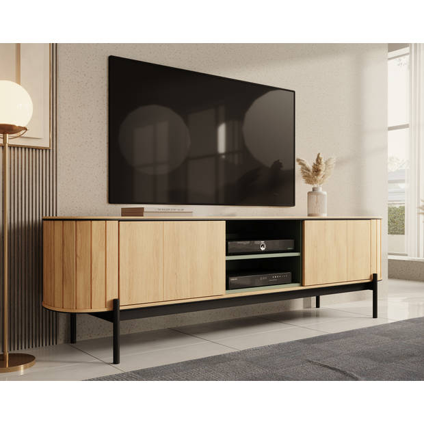 Meubella TV-Meubel Royale - Eiken - 200 cm