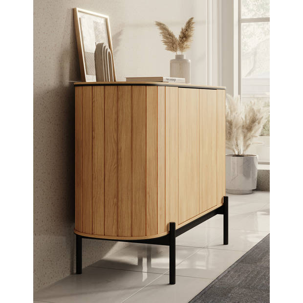 Meubella Dressoir Royale - Eiken - 124 cm