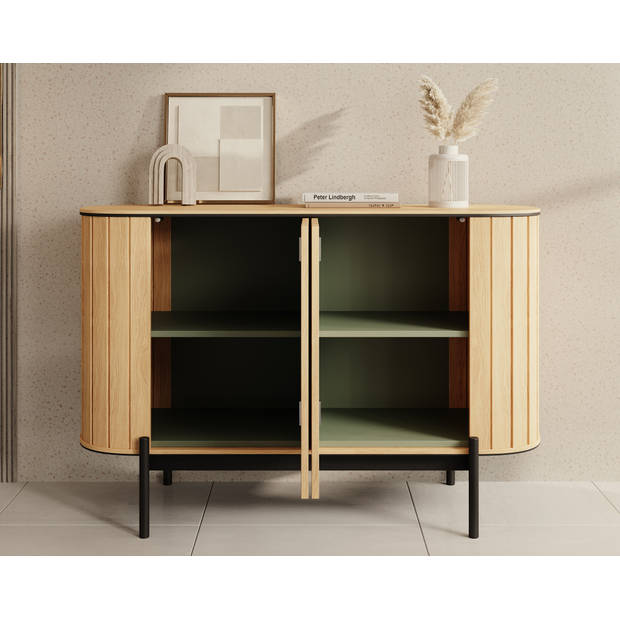 Meubella Dressoir Royale - Eiken - 124 cm