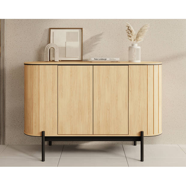 Meubella Dressoir Royale - Eiken - 124 cm