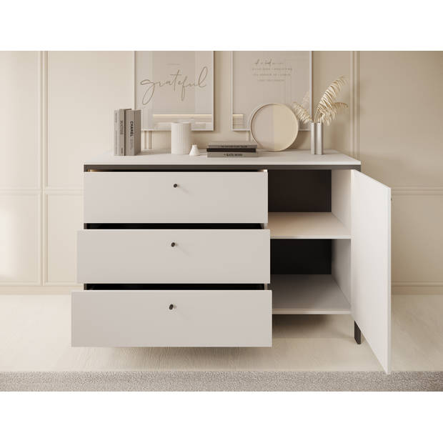 Meubella Dressoir Genesis - Grijs - 136 cm