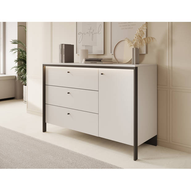 Meubella Dressoir Genesis - Grijs - 136 cm