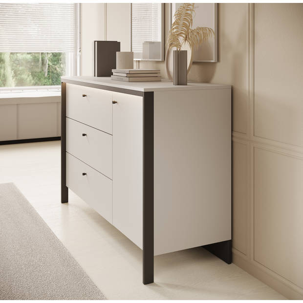 Meubella Dressoir Genesis - Grijs - 136 cm