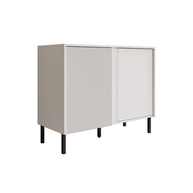 Meubella Dressoir Margareth - Wit - 100 cm