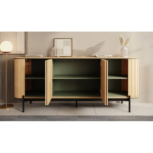 Meubella Dressoir Royale - Eiken - 200 cm