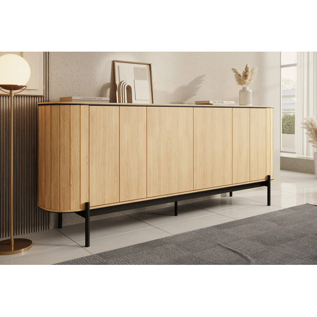 Meubella Dressoir Royale - Eiken - 200 cm