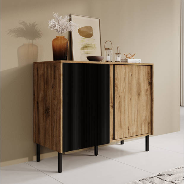 Meubella Dressoir Margareth - Eiken - 100 cm